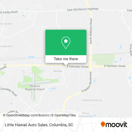 Little Hawaii Auto Sales map