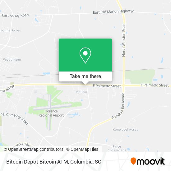 Mapa de Bitcoin Depot Bitcoin ATM