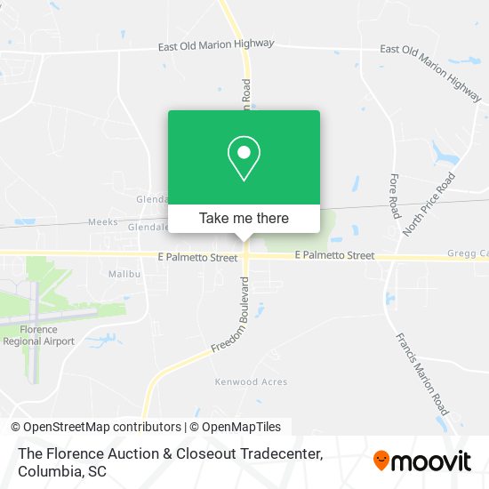 The Florence Auction & Closeout Tradecenter map