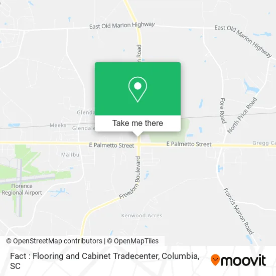 Fact : Flooring and Cabinet Tradecenter map