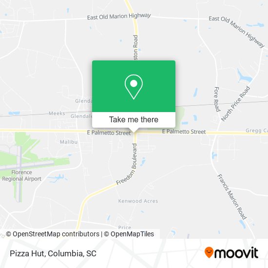 Mapa de Pizza Hut