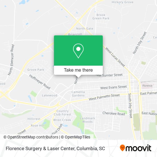 Mapa de Florence Surgery & Laser Center