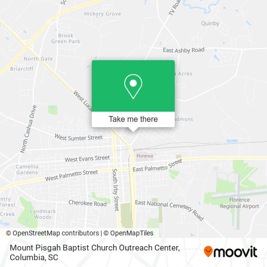 Mount Pisgah Baptist Church Outreach Center map