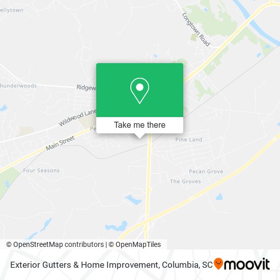 Mapa de Exterior Gutters & Home Improvement