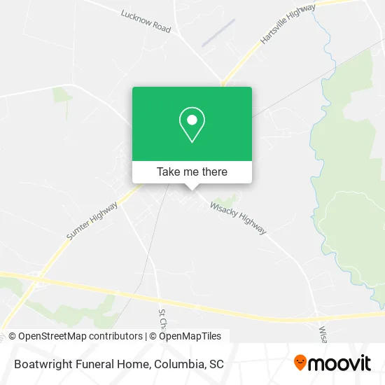 Boatwright Funeral Home map