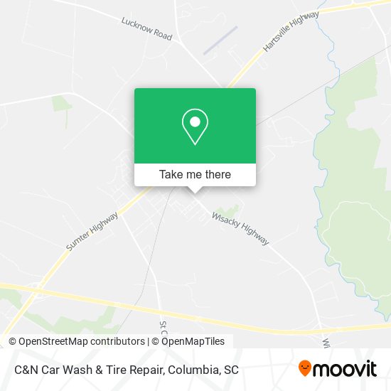 C&N Car Wash & Tire Repair map