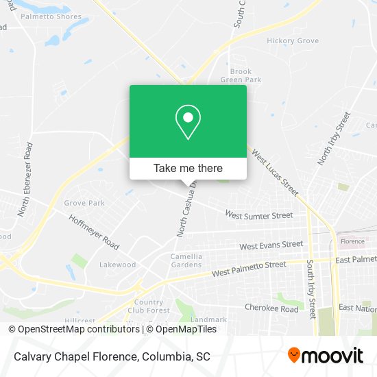 Mapa de Calvary Chapel Florence