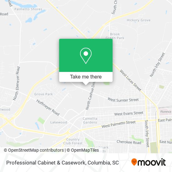 Professional Cabinet & Casework map
