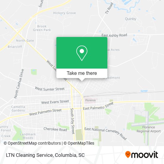 LTN Cleaning Service map