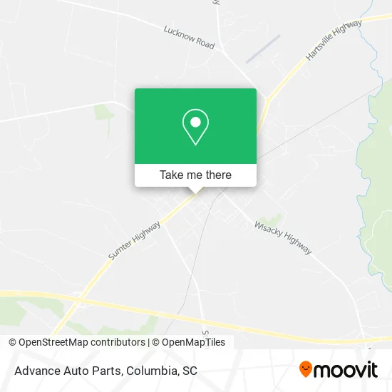 Advance Auto Parts map