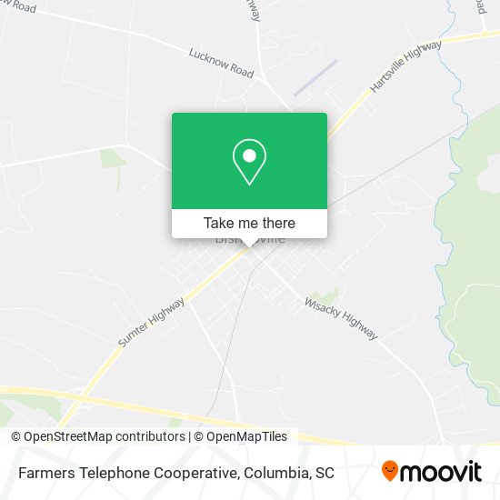 Farmers Telephone Cooperative map