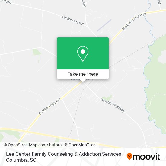 Lee Center Family Counseling & Addiction Services map