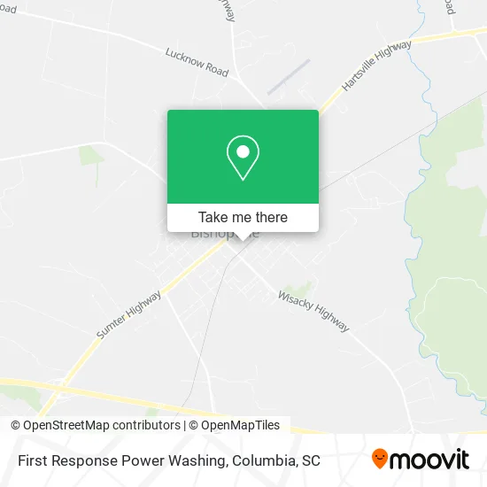 First Response Power Washing map