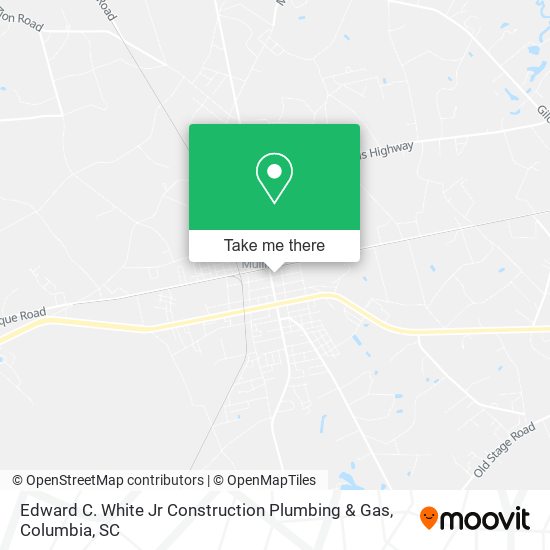 Edward C. White Jr Construction Plumbing & Gas map