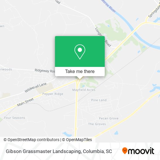 Gibson Grassmaster Landscaping map