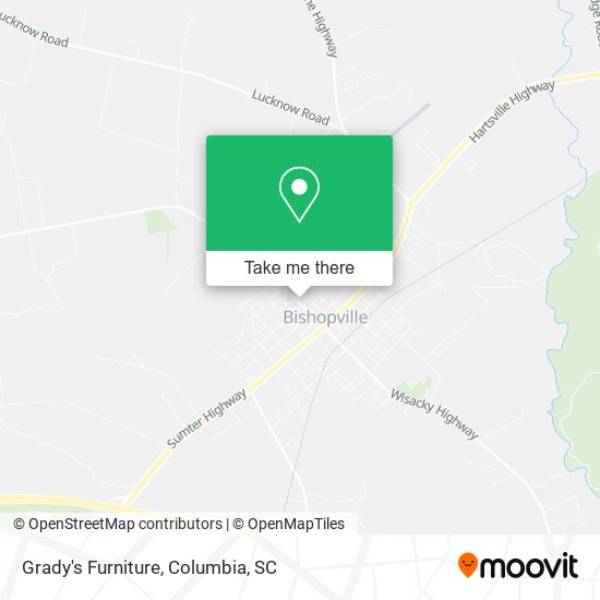 Grady's Furniture map