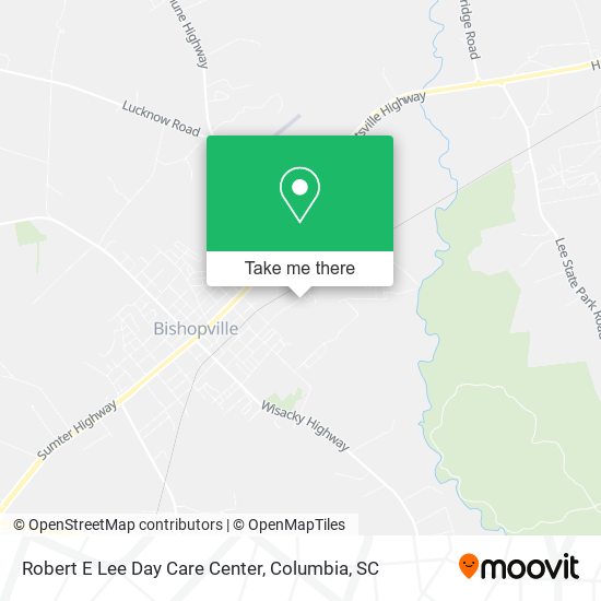 Robert E Lee Day Care Center map