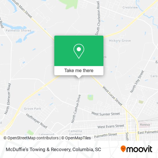 McDuffie's Towing & Recovery map