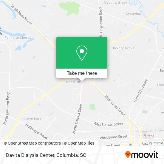 Davita Dialysis Center map