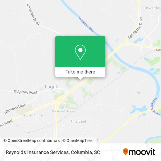 Reynolds Insurance Services map