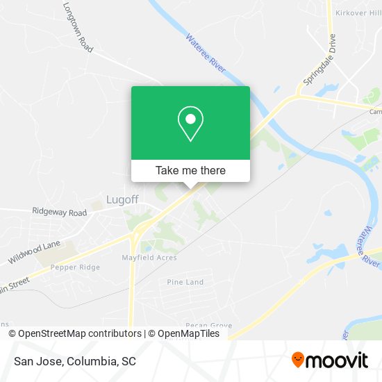 Mapa de San Jose
