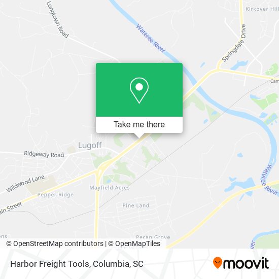Harbor Freight Tools map