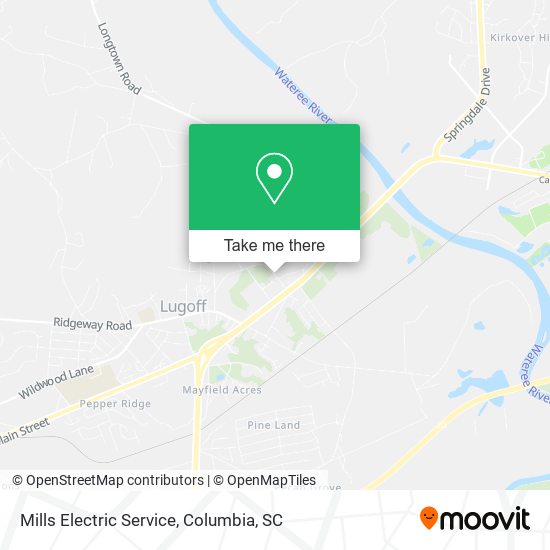 Mills Electric Service map