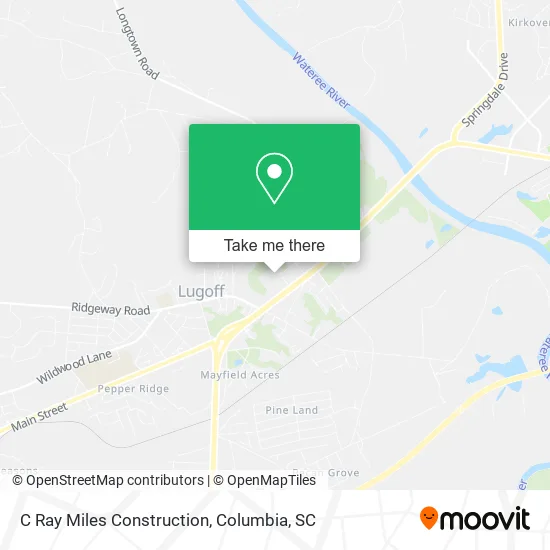 C Ray Miles Construction map
