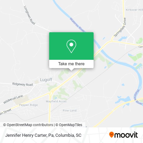 Jennifer Henry Carter, Pa map