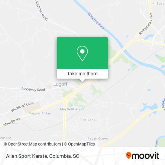Allen Sport Karate map