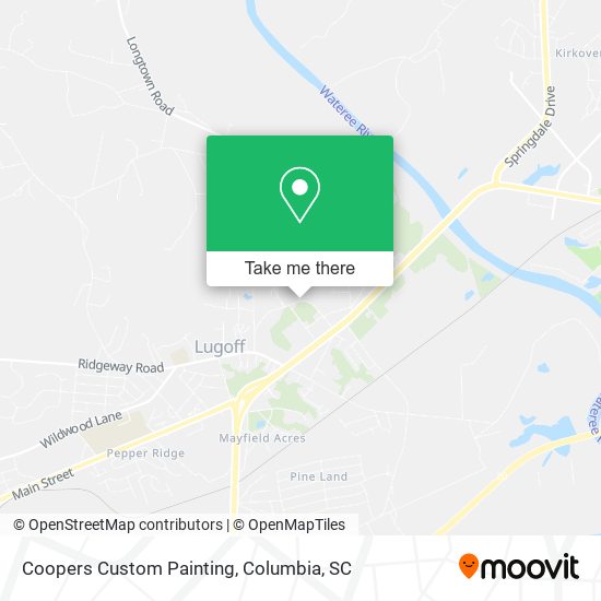 Coopers Custom Painting map