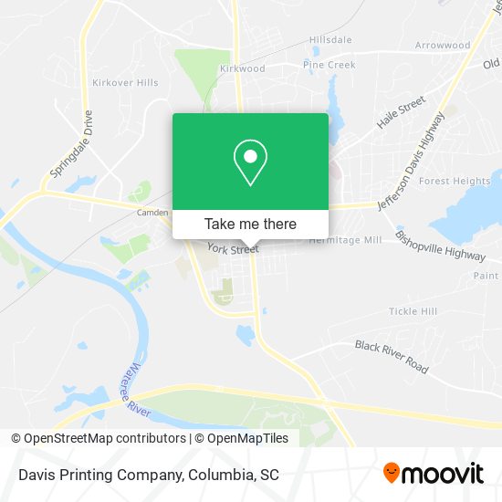 Mapa de Davis Printing Company