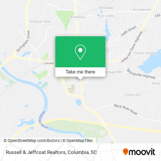 Mapa de Russell & Jeffcoat Realtors
