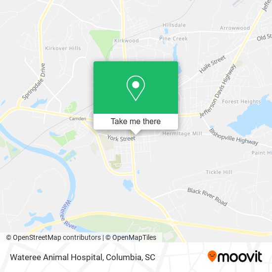 Wateree Animal Hospital map
