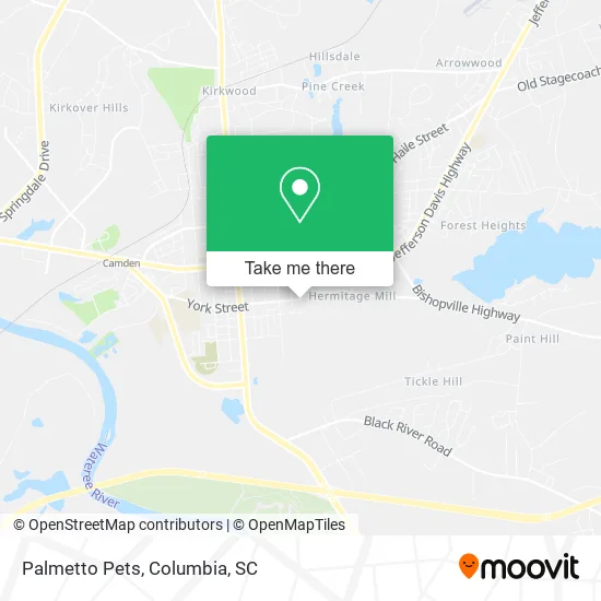 Palmetto Pets map