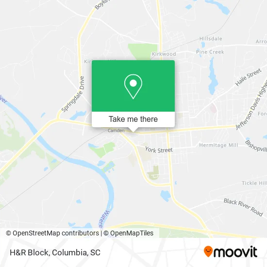 H&R Block map