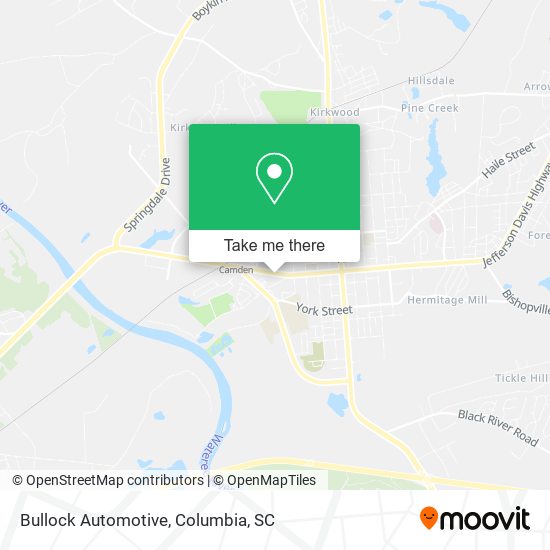 Bullock Automotive map