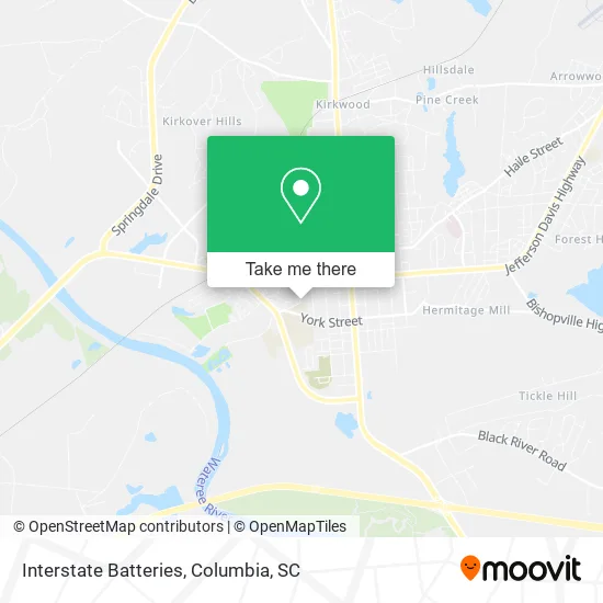 Interstate Batteries map