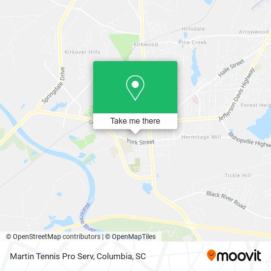 Mapa de Martin Tennis Pro Serv