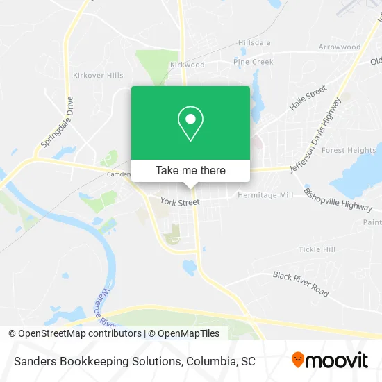 Sanders Bookkeeping Solutions map
