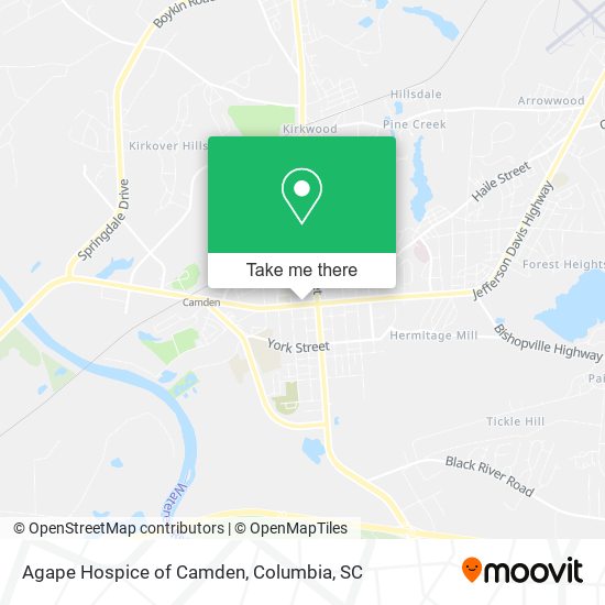 Agape Hospice of Camden map