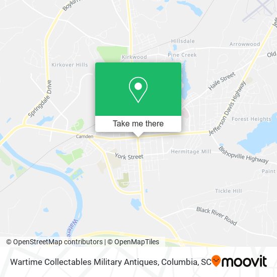 Wartime Collectables Military Antiques map