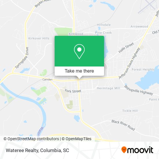 Wateree Realty map