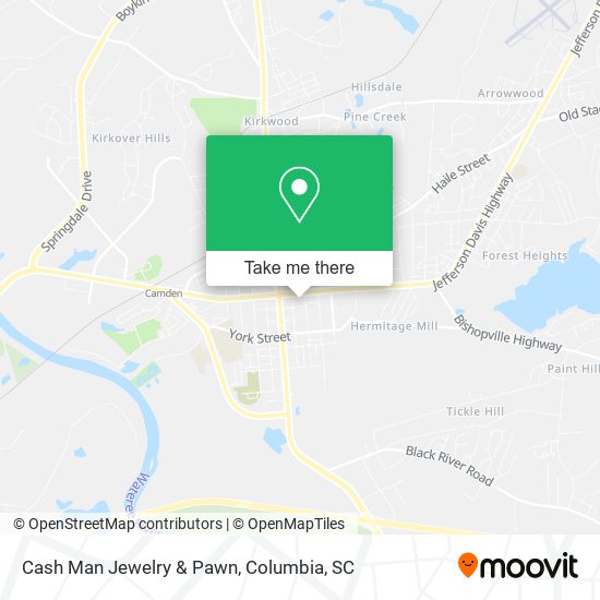 Mapa de Cash Man Jewelry & Pawn