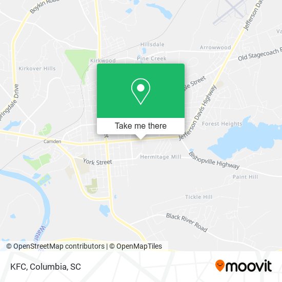 KFC map