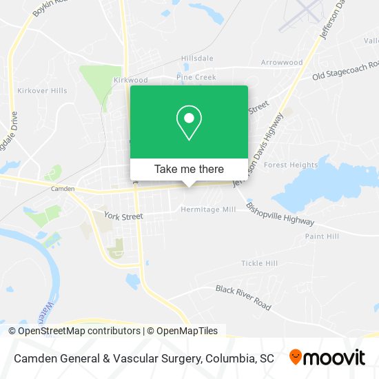 Camden General & Vascular Surgery map