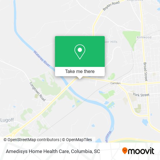 Amedisys Home Health Care map