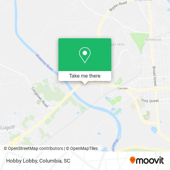 Mapa de Hobby Lobby