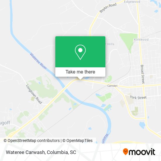 Mapa de Wateree Carwash