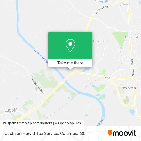 Jackson Hewitt Tax Service map